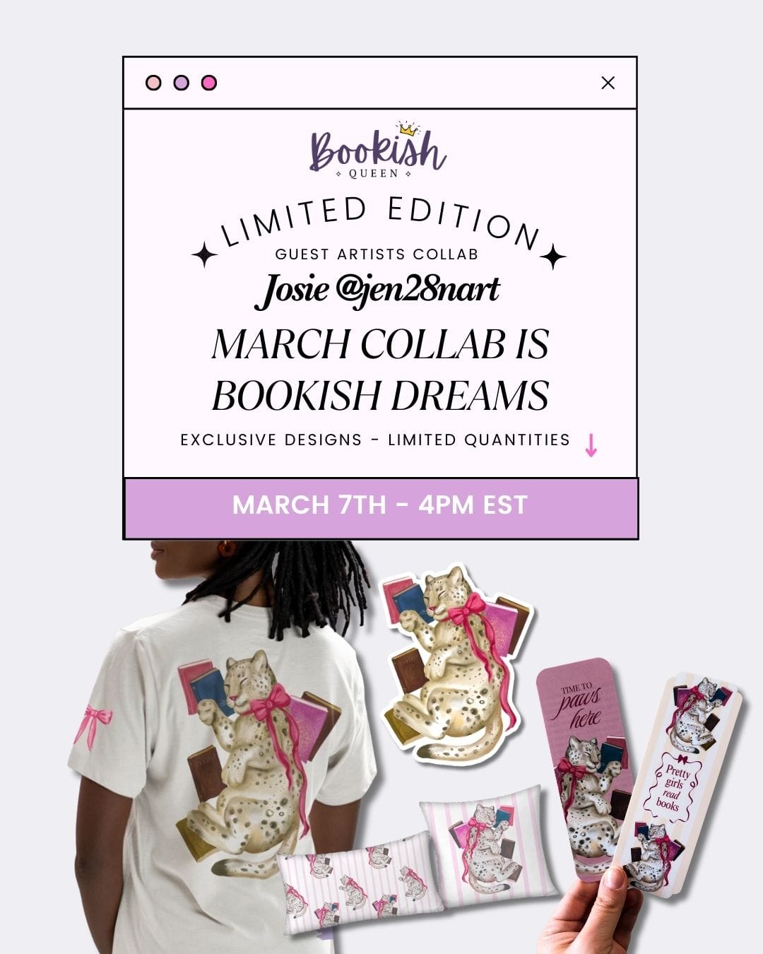 Bookish Dreams Collab with @jen28nart - MARCH COLLAB