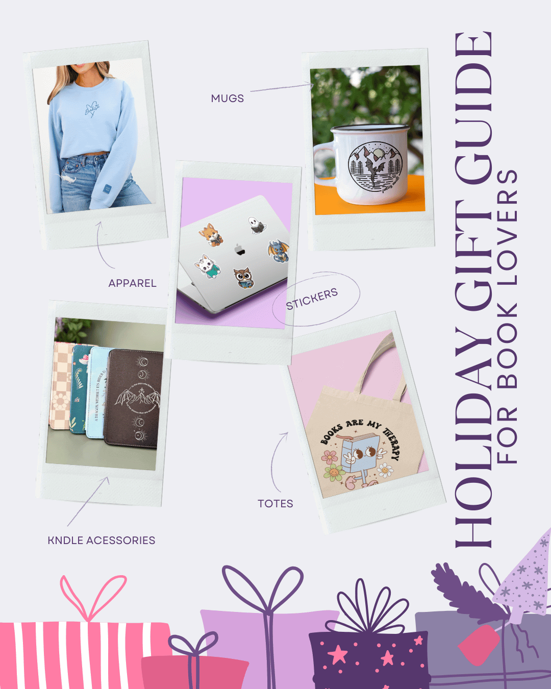 bookish holiday gift guide for book lovers
