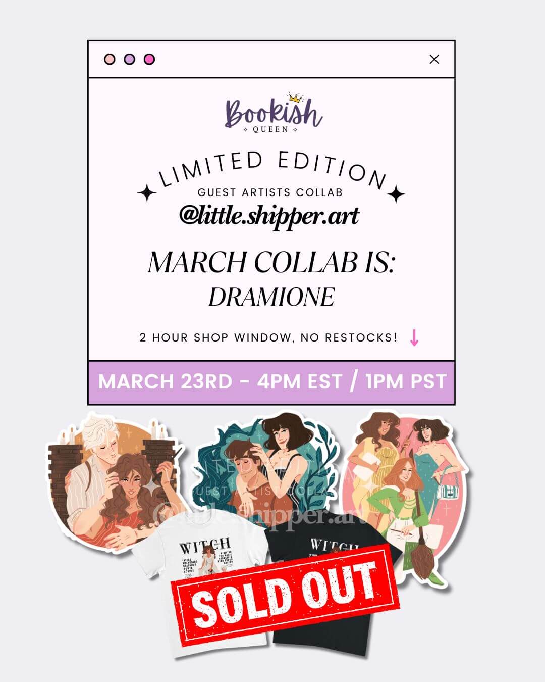 MARCH COLLAB - Dramione with @little.shipper.art