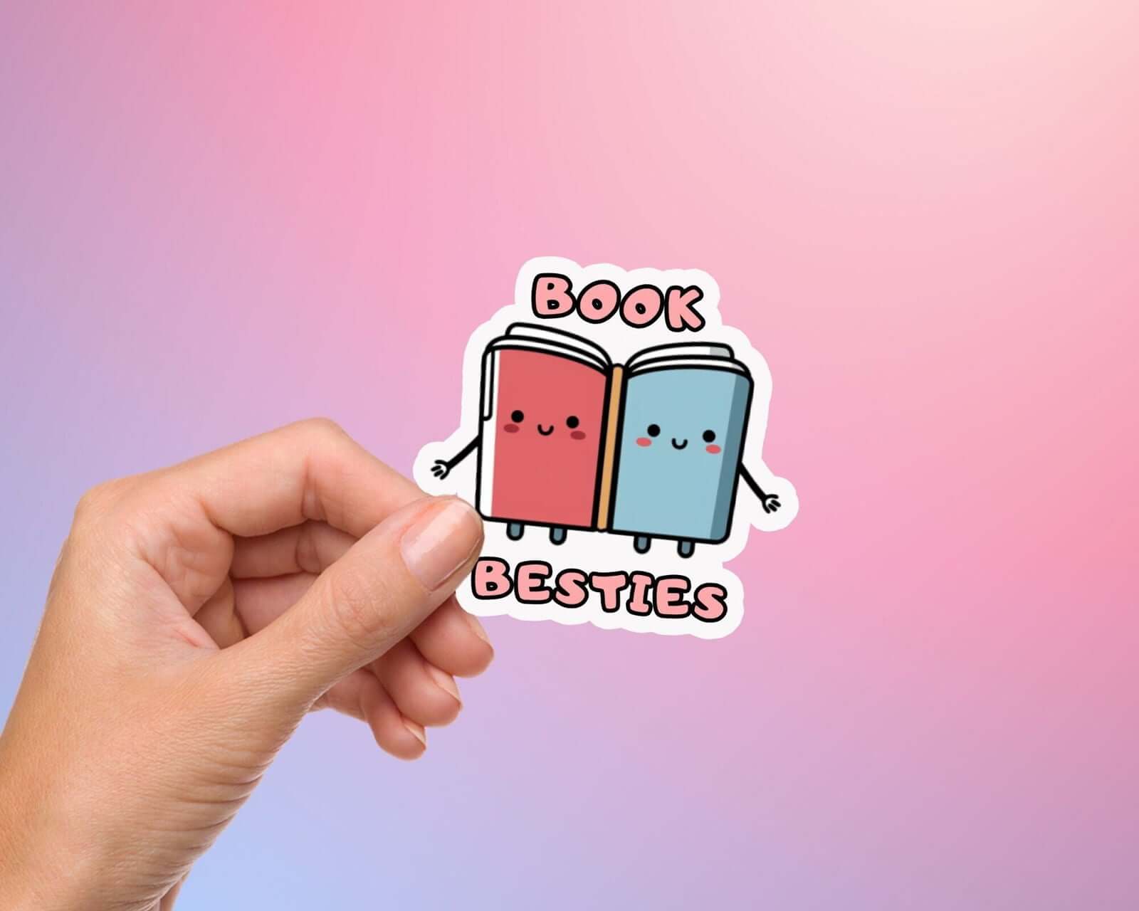 Book Besties Sticker - Gift for Book Lovers Bookish Fandom Merch