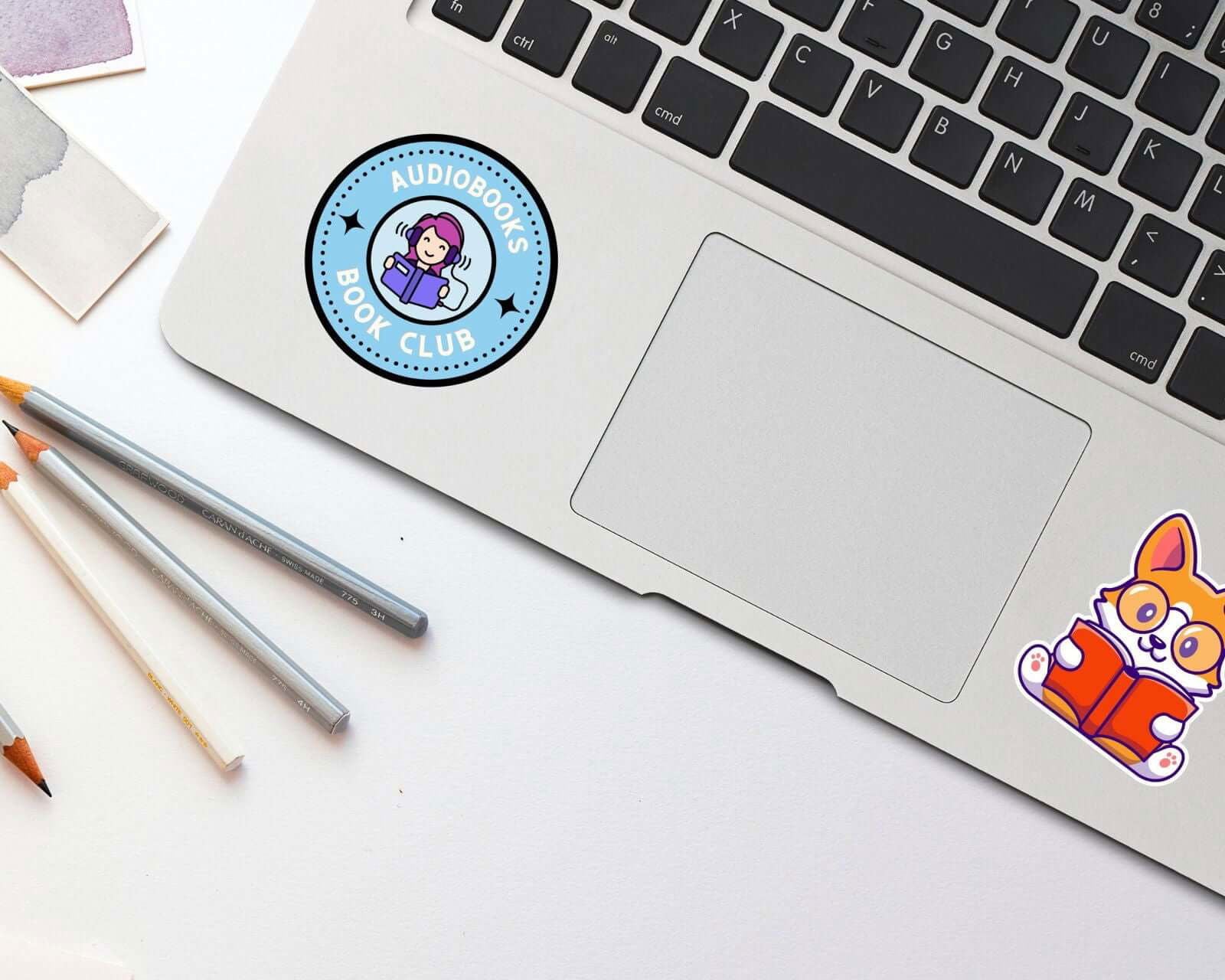 Book Lover Audiobooks Book Club Sticker - Bookish Queen