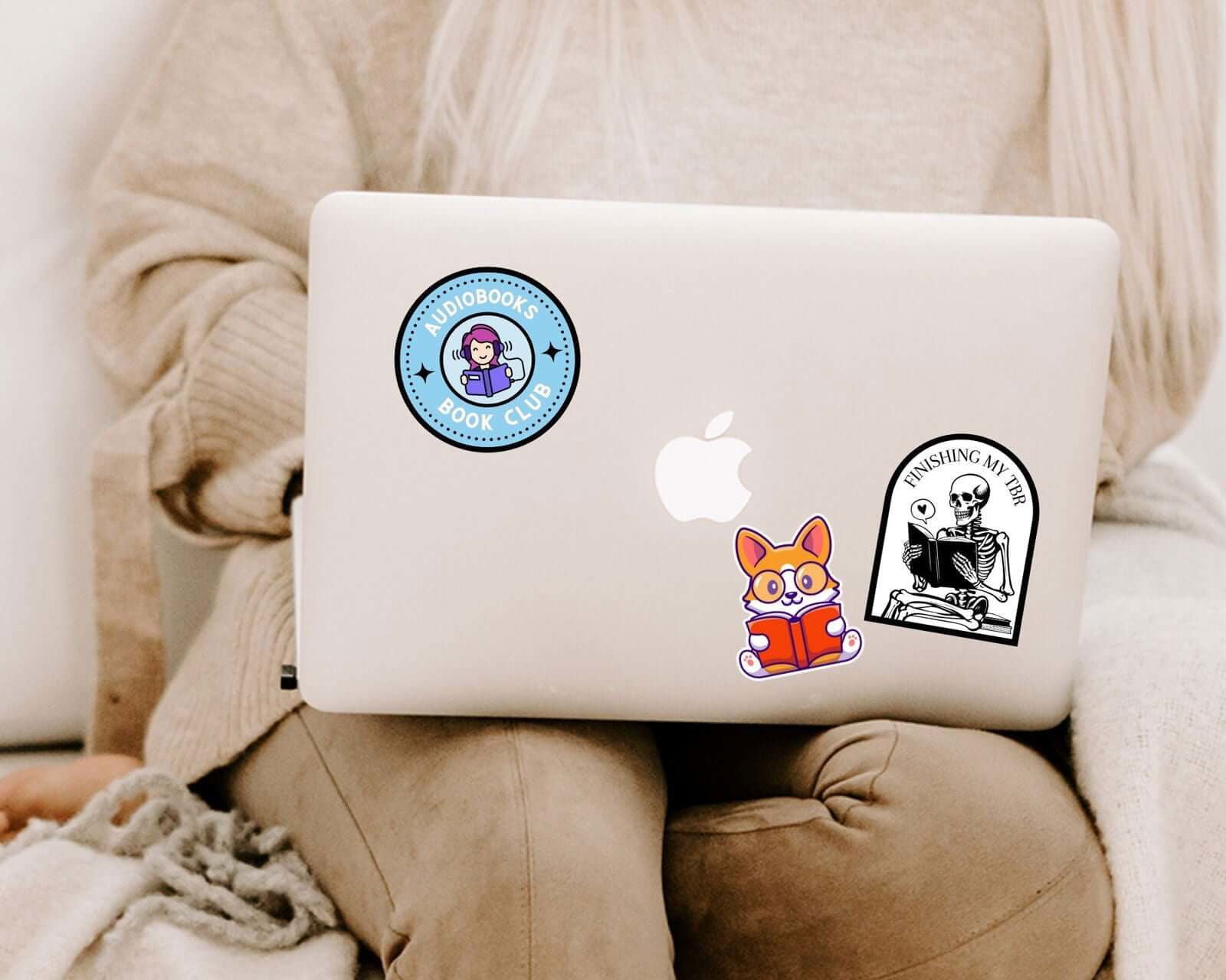 Book Lover Audiobooks Book Club Sticker - Bookish Queen