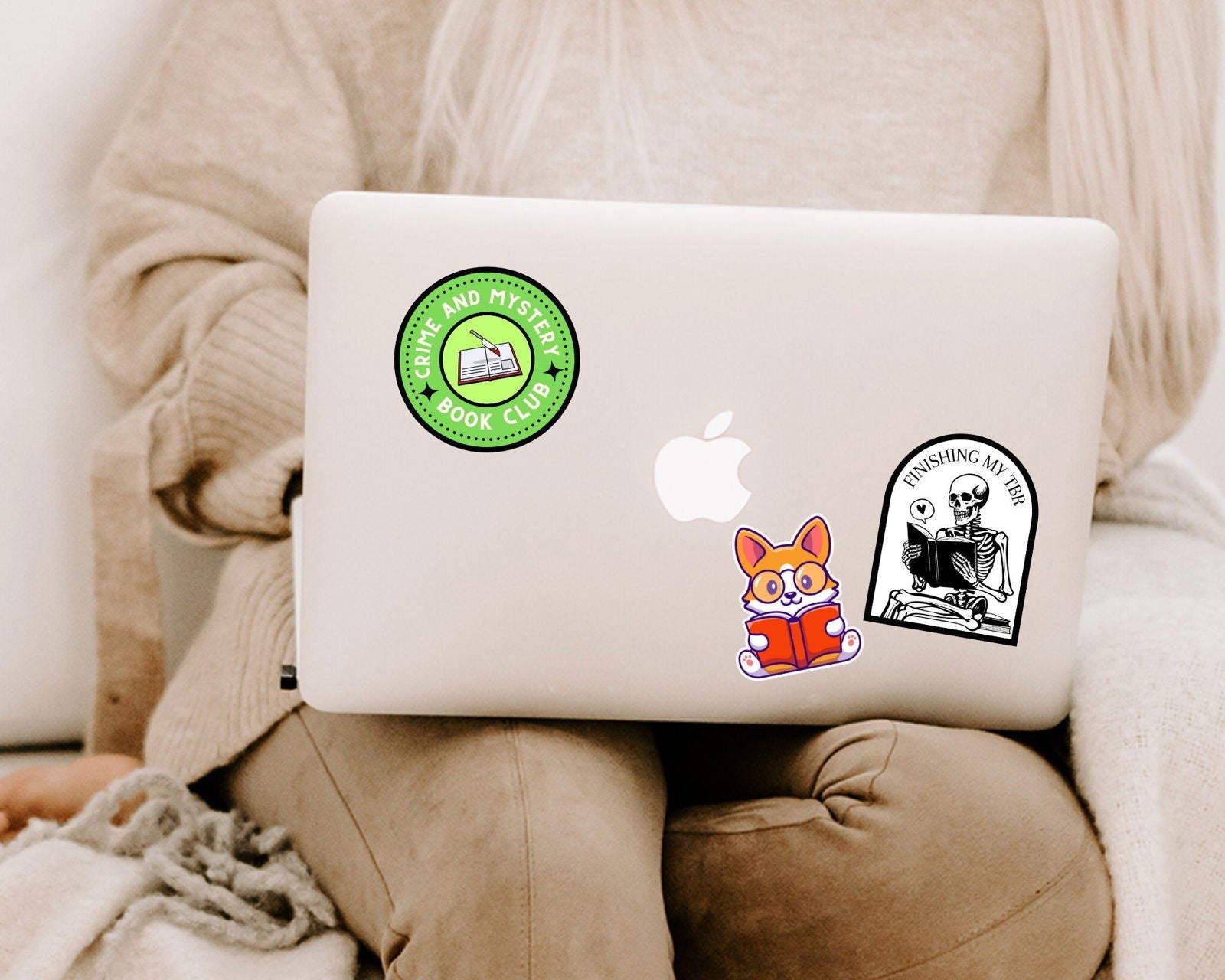 Book Lover Crime and Mystery Book Club Sticker - Bookish Queen