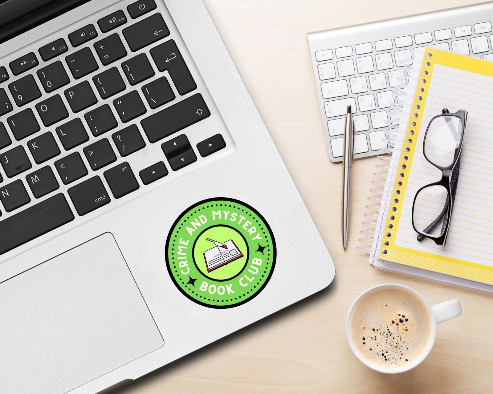 Book Lover Crime and Mystery Book Club Sticker - Bookish Queen