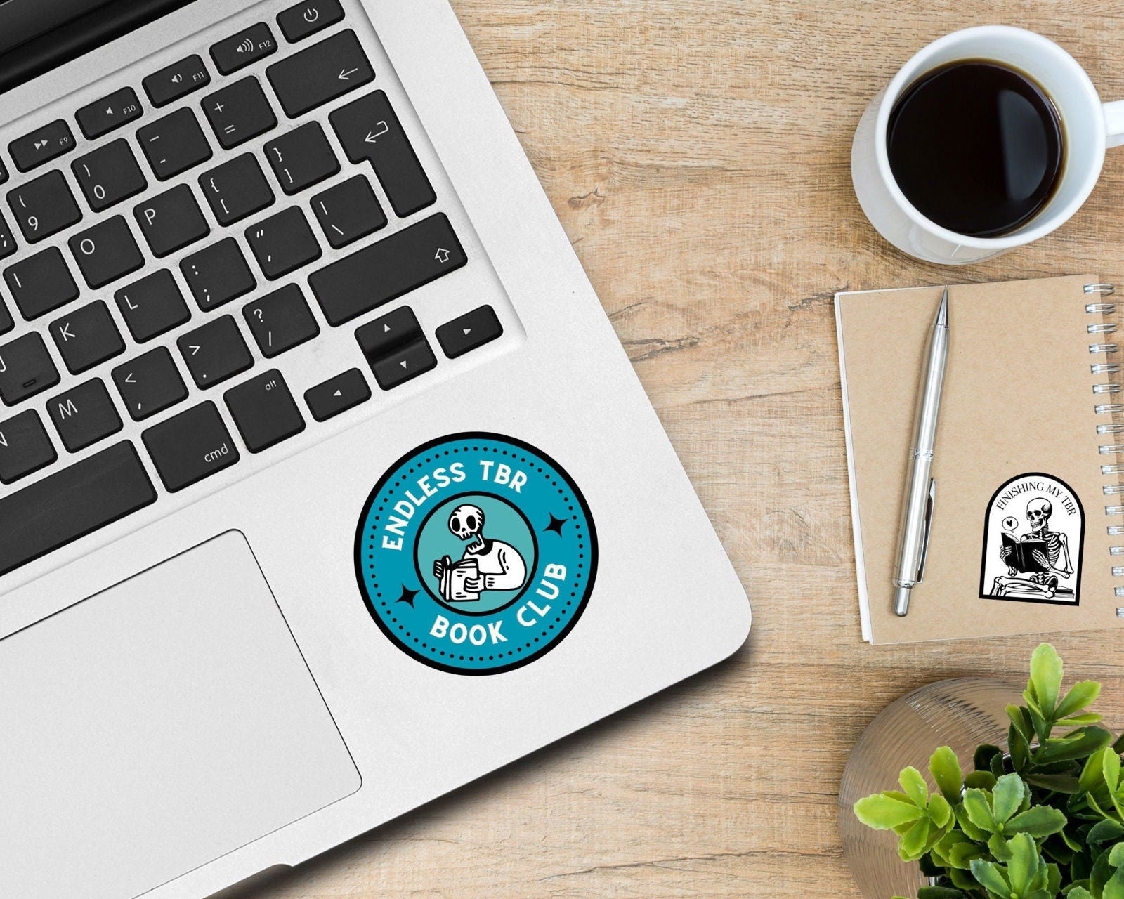 Book Lover Endless TBR Book Club Sticker - Bookish Queen