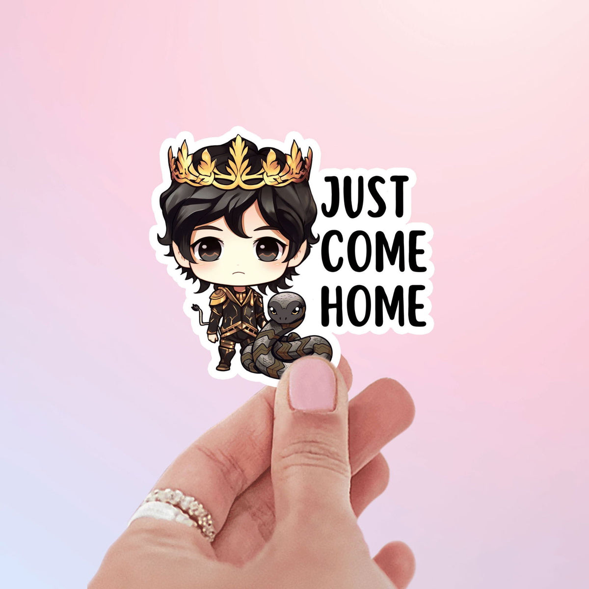 Chibi Cardan Sticker – Cruel Prince Merchandise – Bookish Queen