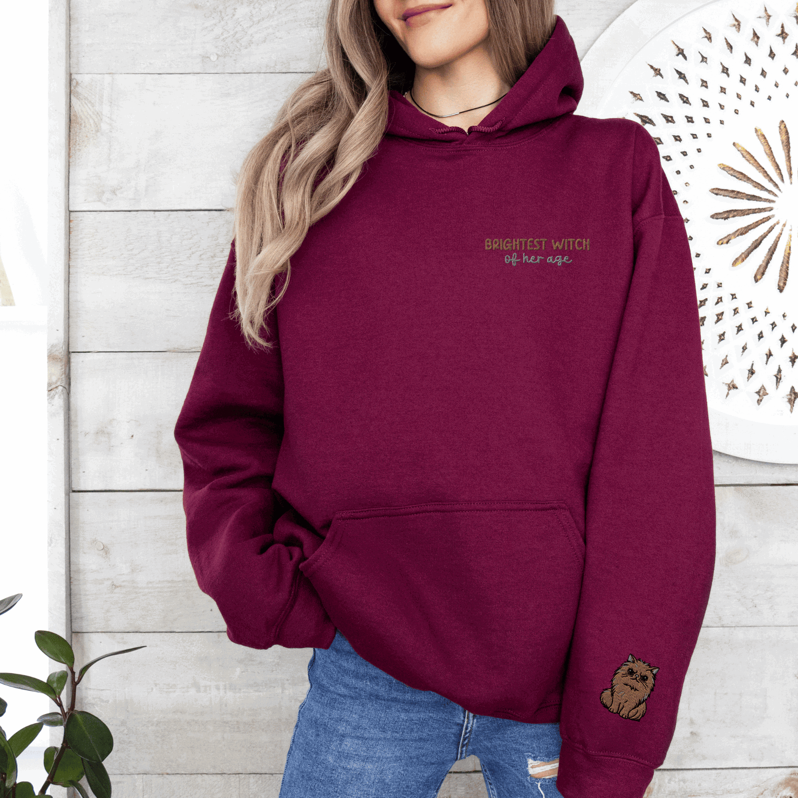 Dramione Sweatshirt - Brightest Witch of Her Age Embroidered - Bookish Queen