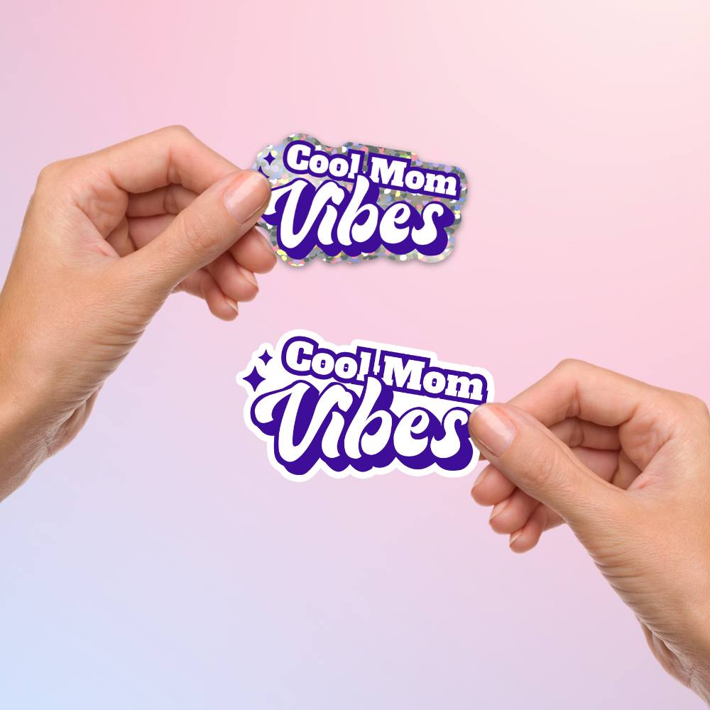 Funny Mom Stickers - Vintage Cool Mom Vibes - Bookish Queen