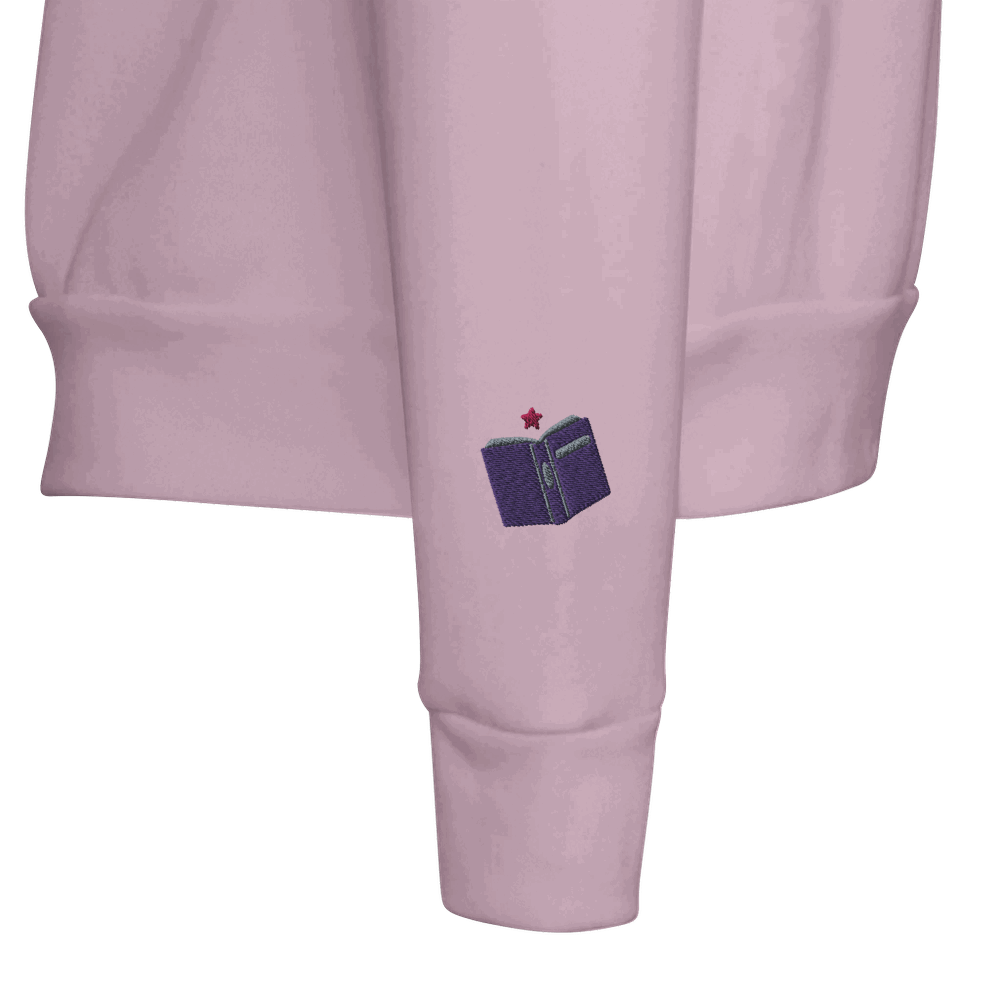 In my Bookish Era Embroidered Sweater - Bookish Queen