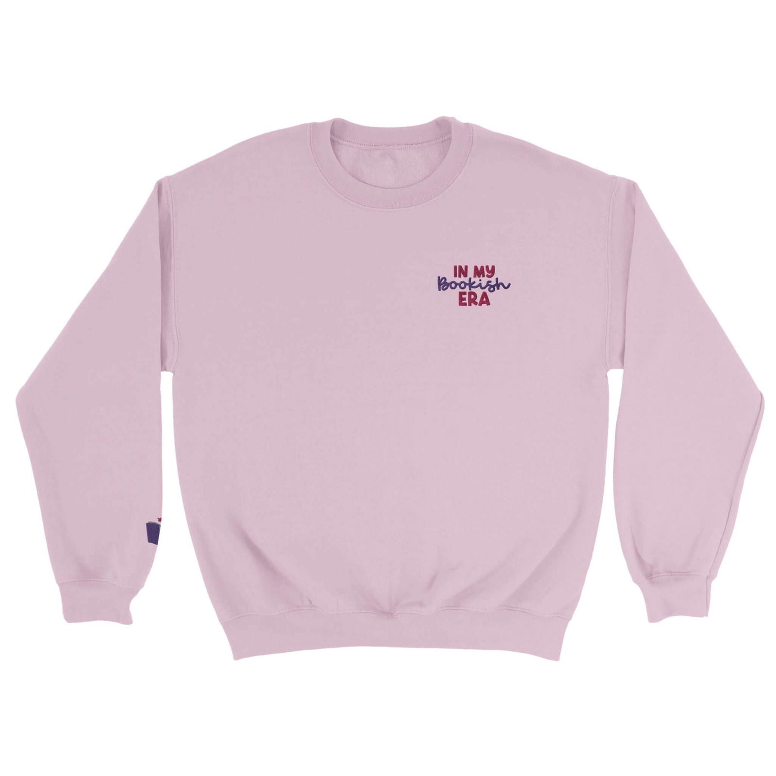 In my Bookish Era Embroidered Sweater - Bookish Queen