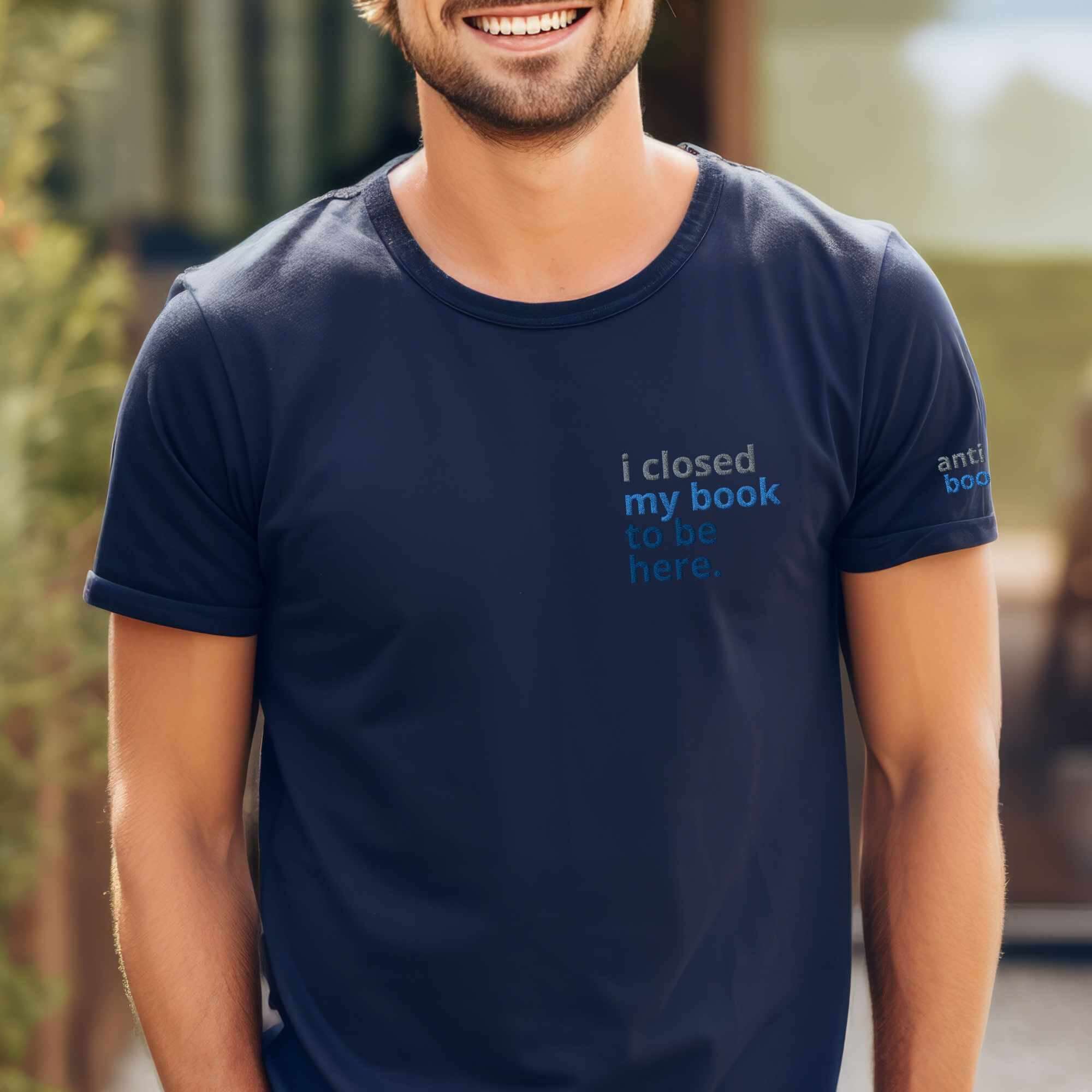 Anti Social Book Club T-Shirt - Book Lover Gift for Him