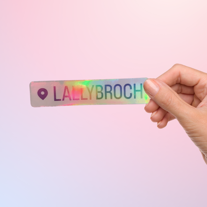 Outlander Lallybroch Location Tag Sticker - Bookish Queen