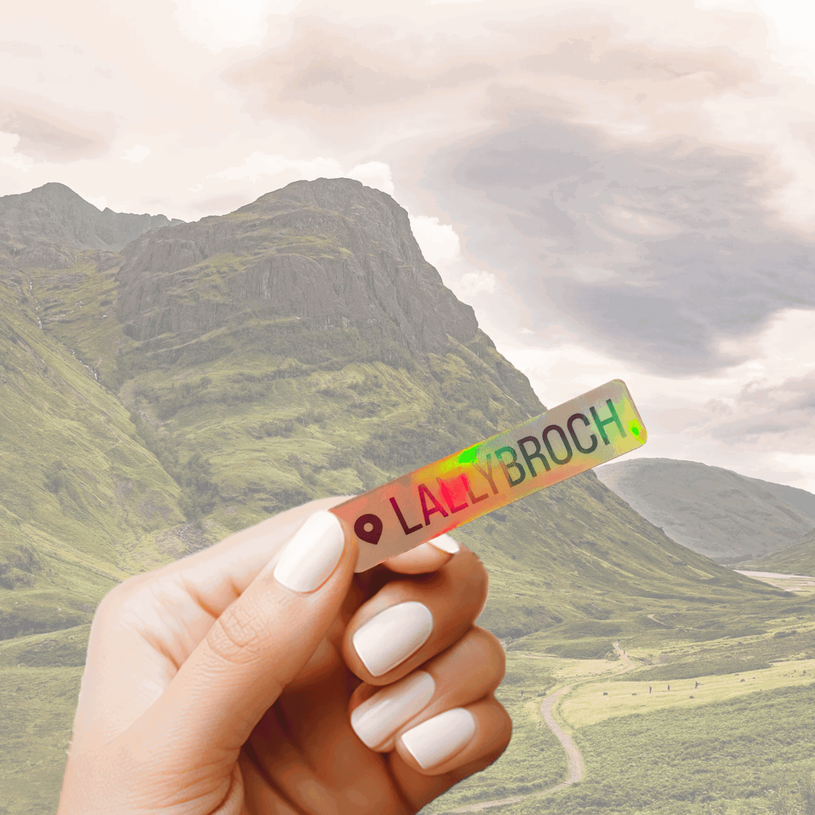Outlander Lallybroch Location Tag Sticker - Bookish Queen