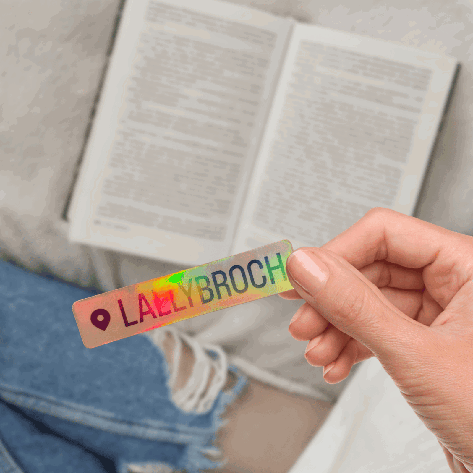 Outlander Lallybroch Location Tag Sticker - Bookish Queen