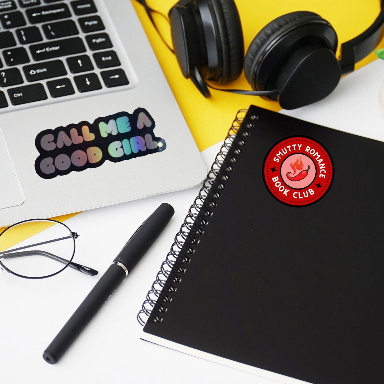 Spicy Book Quote Sticker Call Me Good Girl - Bookish Queen