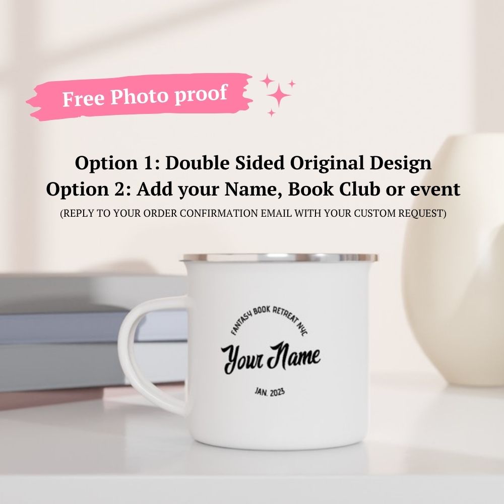 custom book club mug