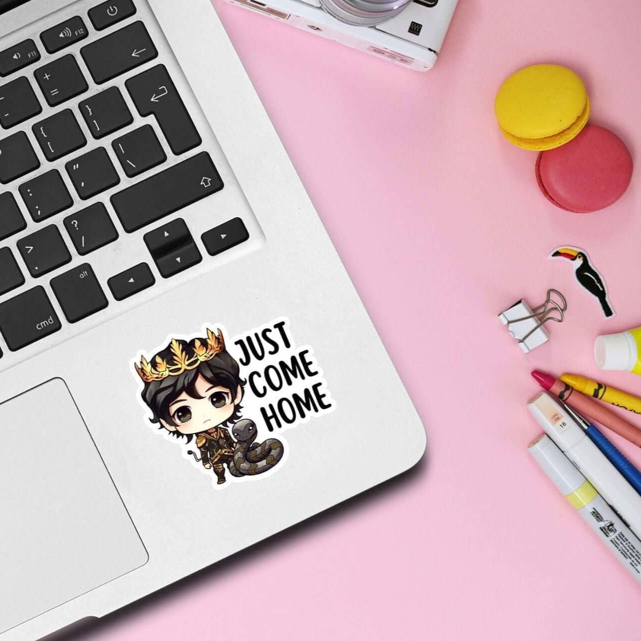 The Folk of Air Cruel Prince Chibi Cardan Sticker - Bookish Queen