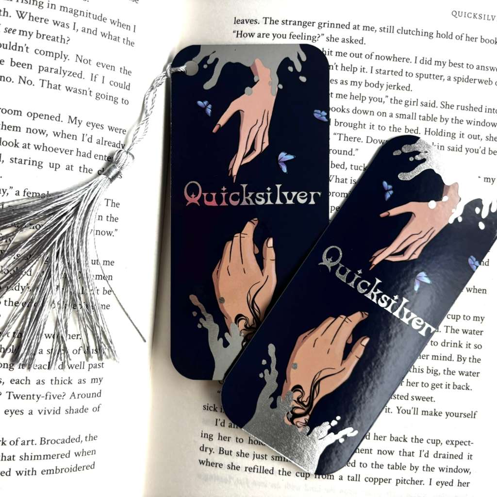 Quicksilver Foiled Bookmark - Limited Edition Collab @bubblebabyro