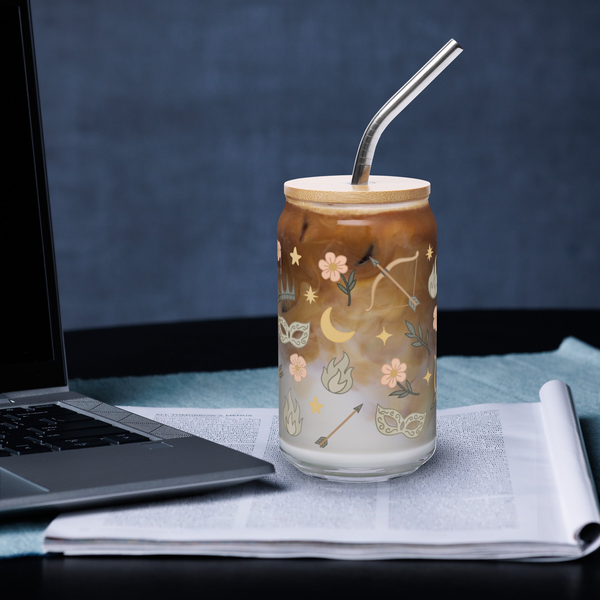 Archeron Sisters Glass Cup - Acotar Tumbler (Officially Licensed)