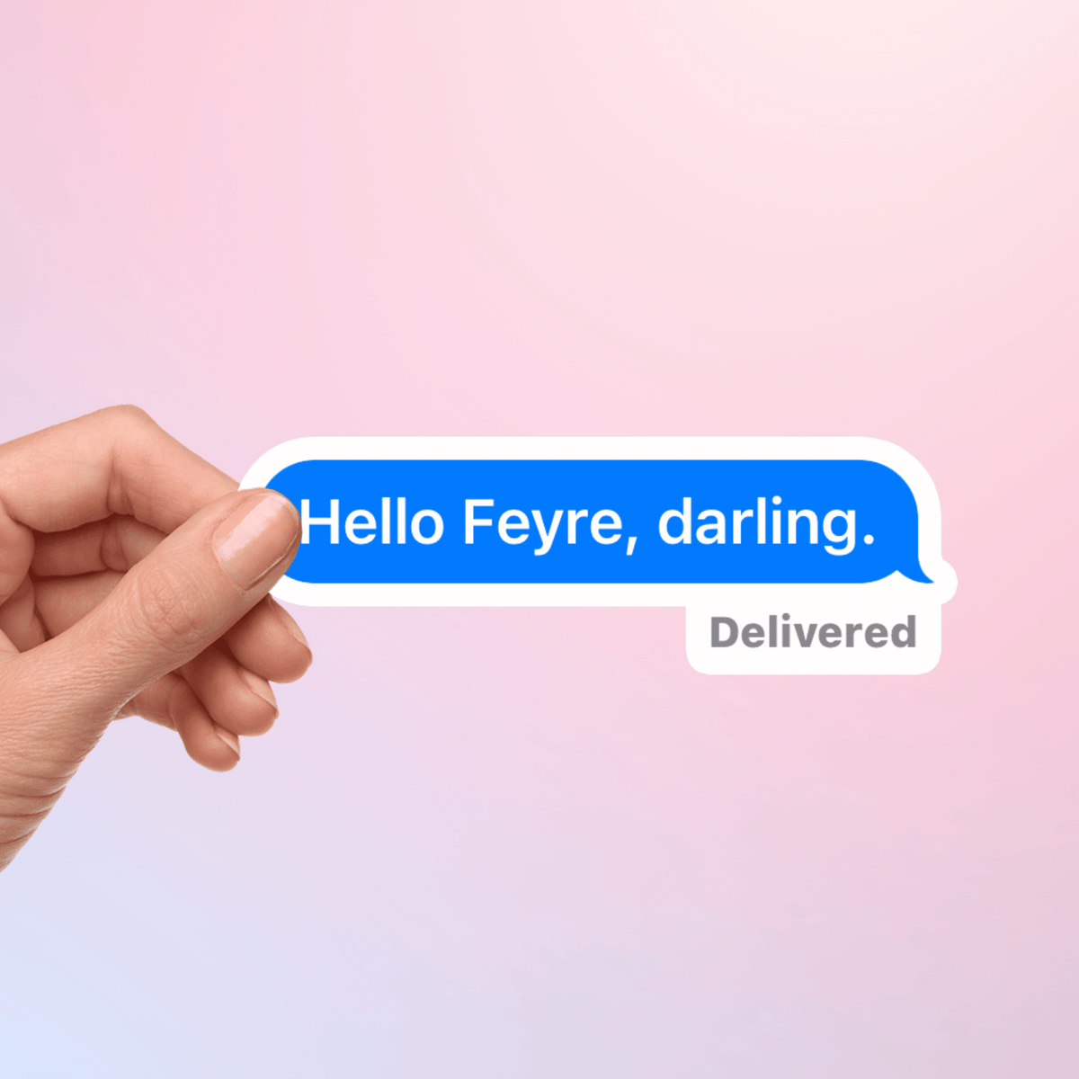 My Store Acotar Stickers ACOTAR Sticker Rhysand Quote - Feyre Darling Chat