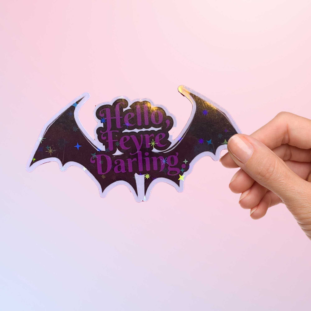 Bookish Queen Acotar Stickers ACOTAR Sticker Rhysand Quote - Hello, Feyre Darling