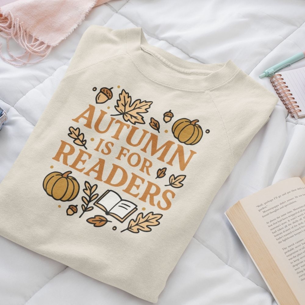 Bookish Queen Sweatshirt Autumn is for Readers Sweatshirt