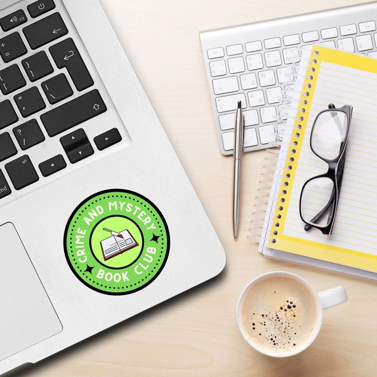 My Store Bookish Essentials Book Lover Crime and Mystery Book Club Sticker