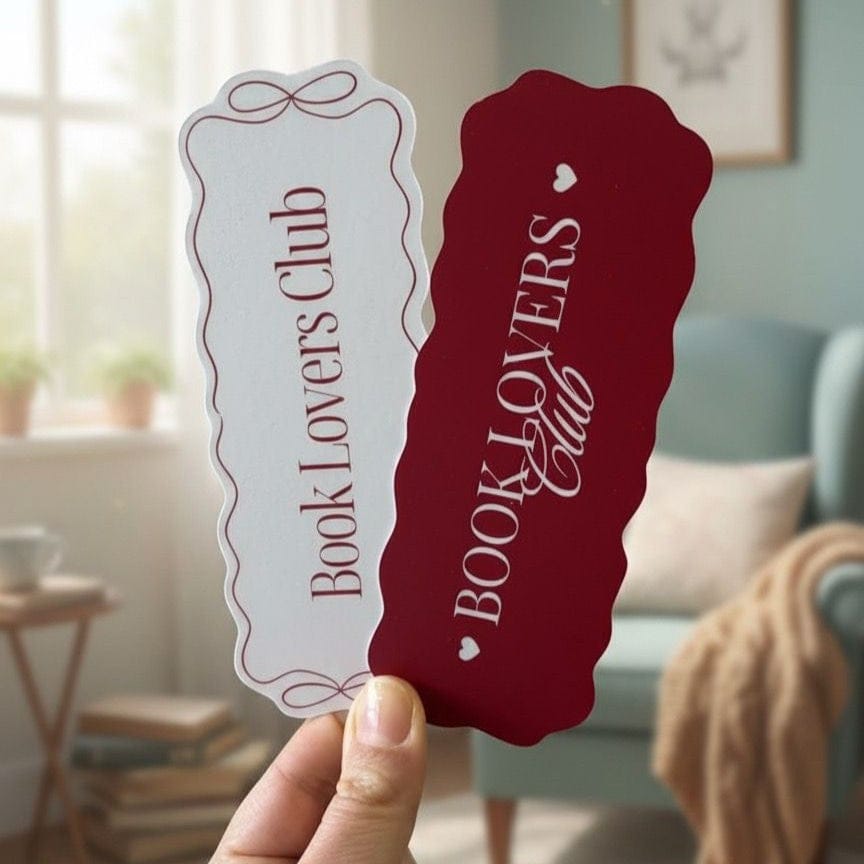 Bookish Queen Bookmarks Book Lovers Club Die Cut Bookmark - Dual Side Silk Touch