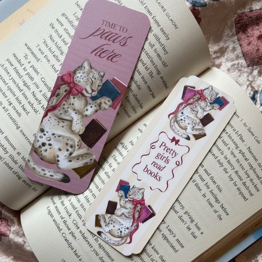 Bookish Queen Bookmarks Bookish Kitty Bookmark Silk Touch Set - Limited Edition Josie Art Collab