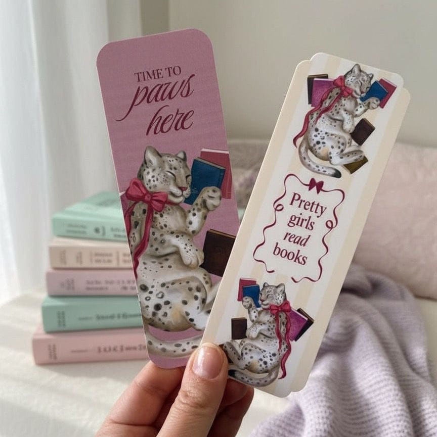 Bookish Queen Bookmarks Bookish Kitty Bookmark Silk Touch Set - Limited Edition Josie Art Collab