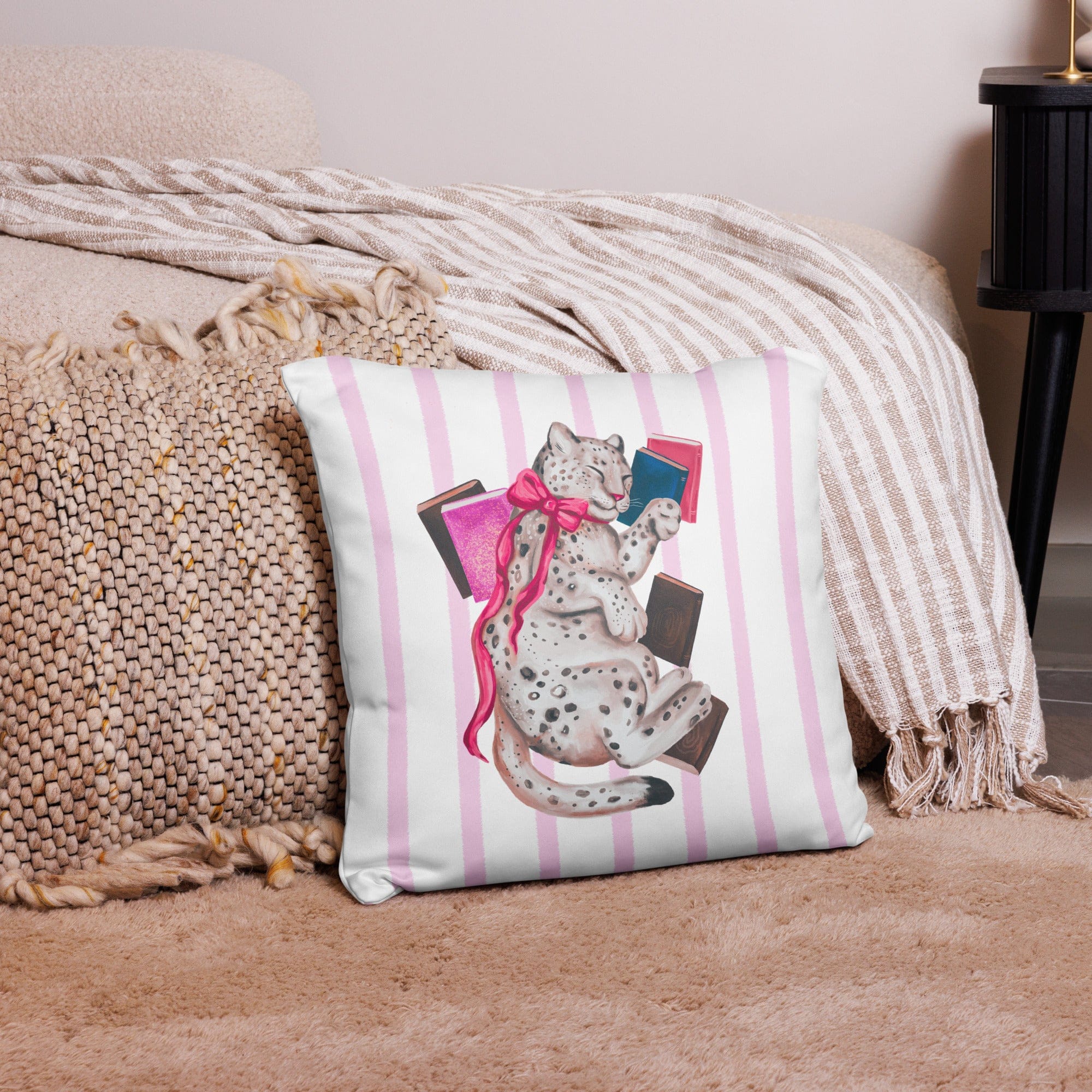 Bookish Queen Pillow Case 18″×18″ Bookish Kitty Pillowcases - Limited Edition Collab Josie