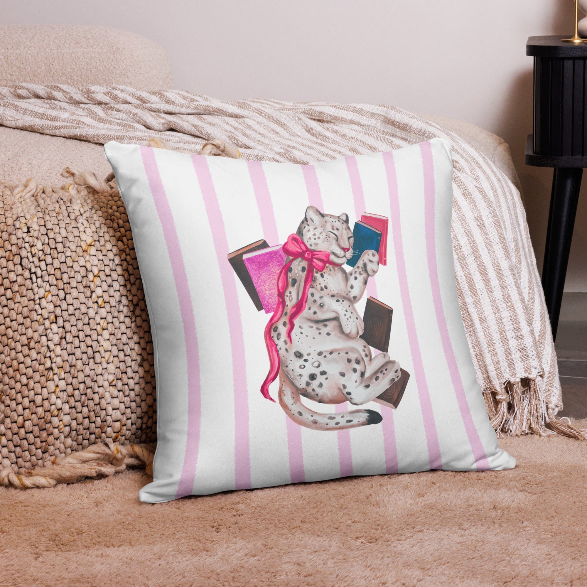 Bookish Queen Pillow Case 22″×22″ Bookish Kitty Pillowcases - Limited Edition Collab Josie