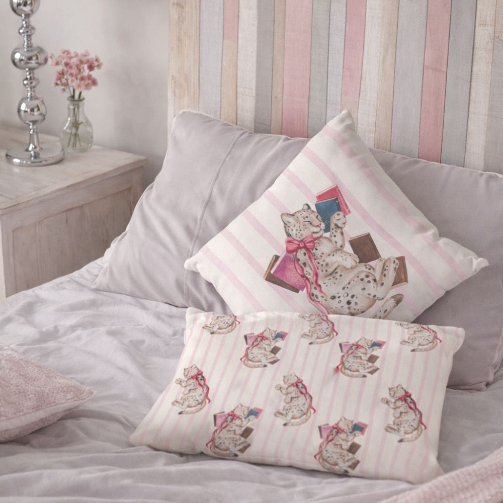 Bookish Queen Pillow Case Bookish Kitty Pillowcases - Limited Edition Josie Art Collab