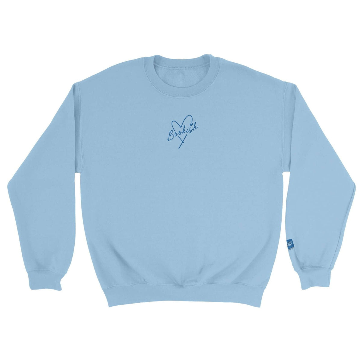 Bookish Queen Print Material LightBlue / S Bookish Sweatshirt Embroidered - Fairy Tales