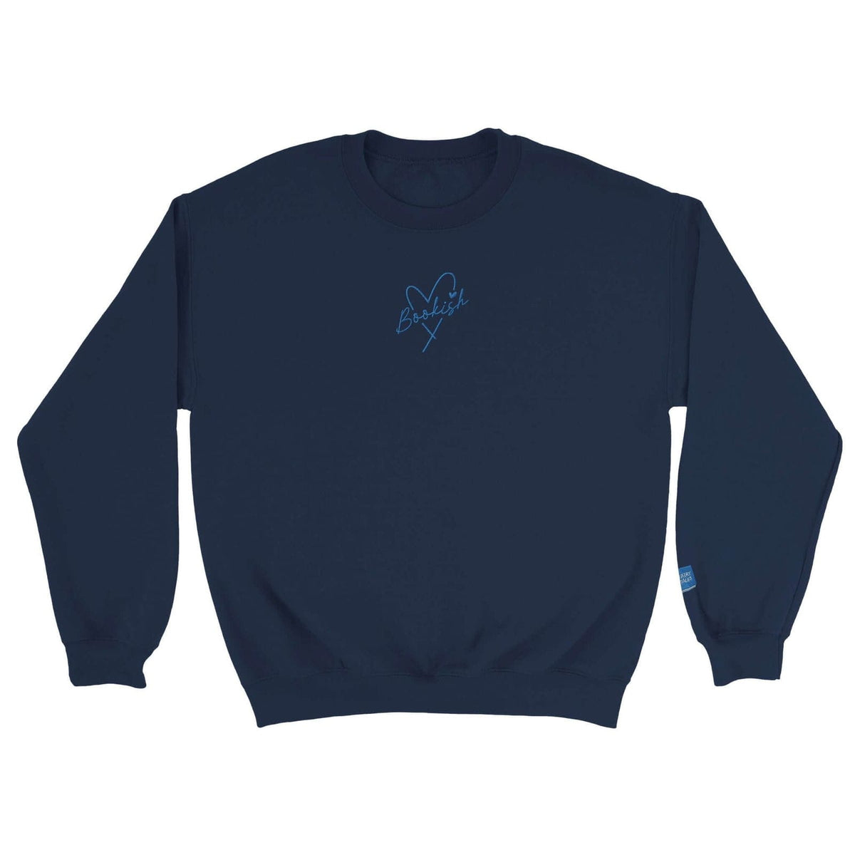 Bookish Queen Print Material Navy / S Bookish Sweatshirt Embroidered - Fairy Tales