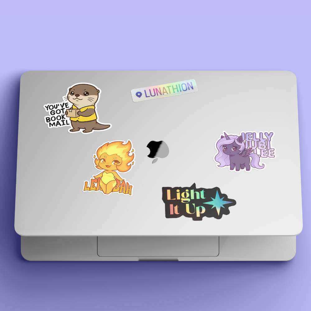 crecent city otters, jjb, lehabah and lunathion stickers