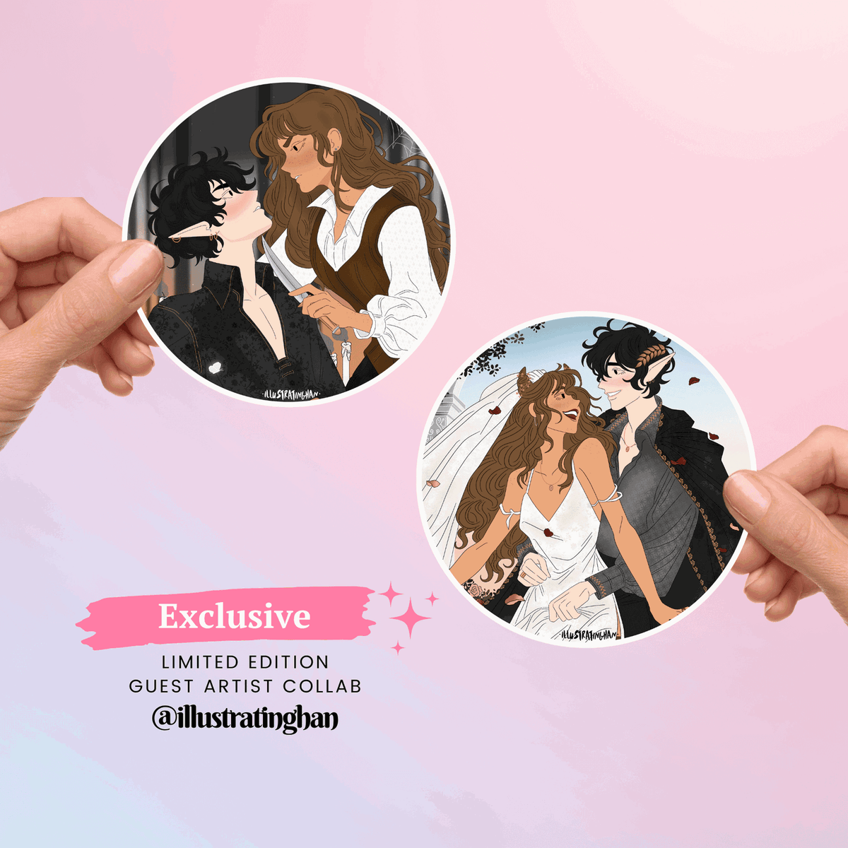 Bookish Queen Cruel Prince Stickers Cruel Prince Stickers - Exclusive Hannah Collab