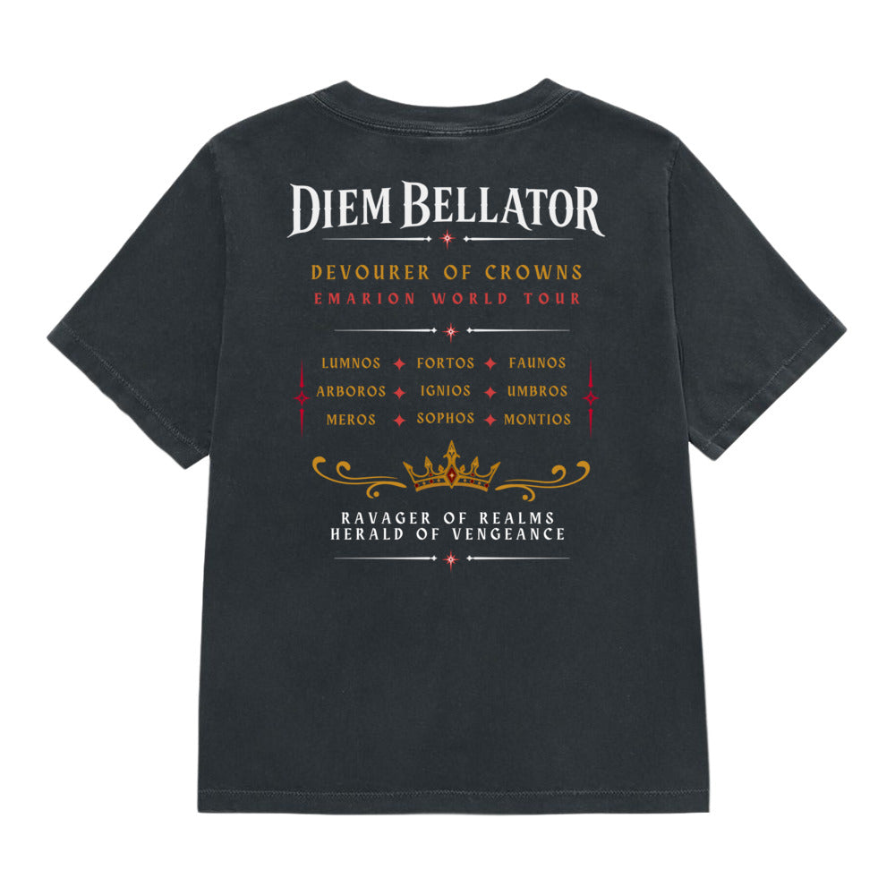 Bookish Queen T-Shirt S Diem Bellator Emarion Tour T-Shirt