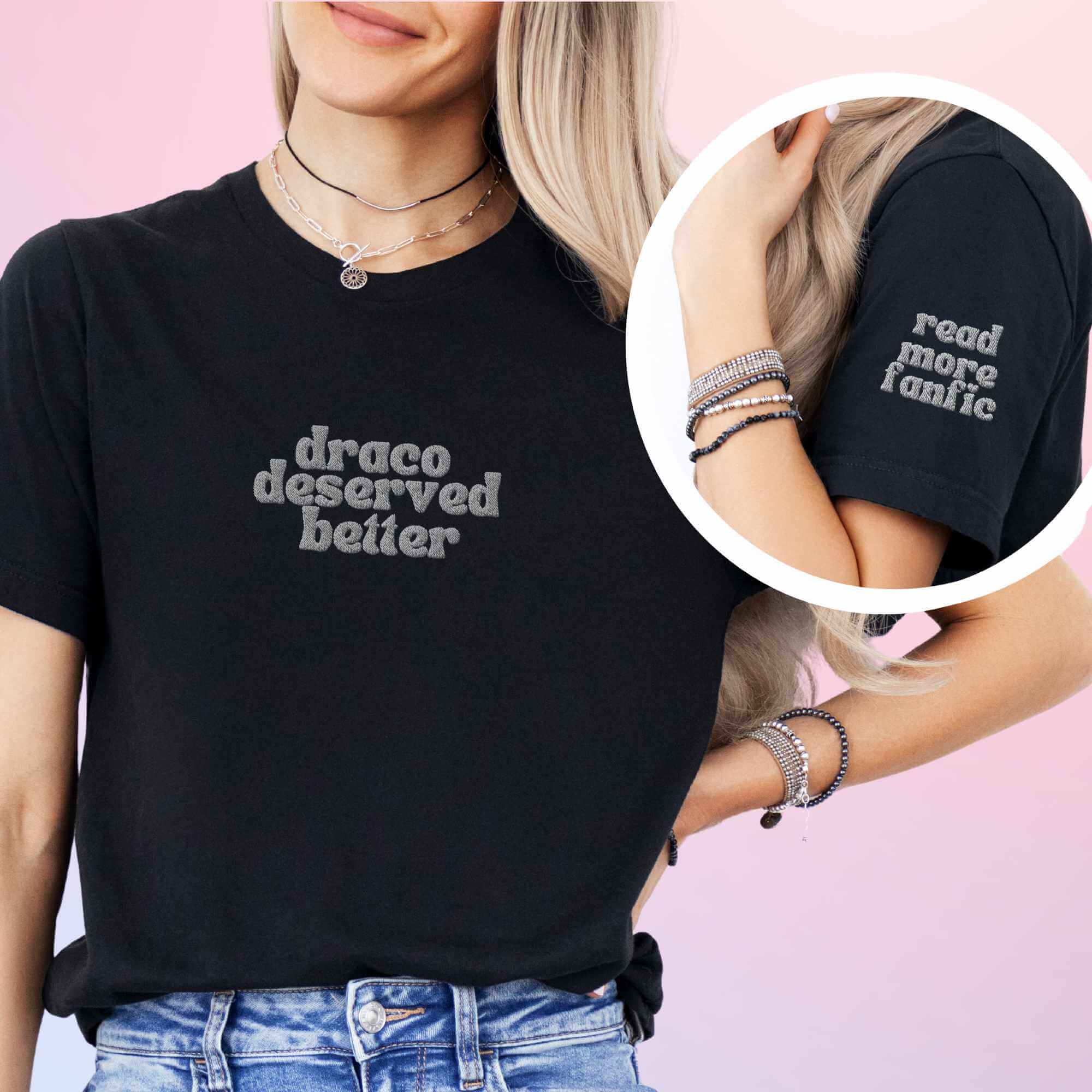 Draco Deserved Better Embroidered T-Shirt