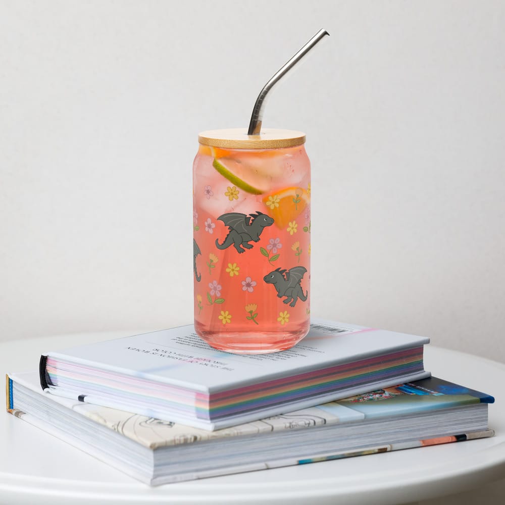 Bookish Queen Glass Cup Dragon Glass Sippy Cup