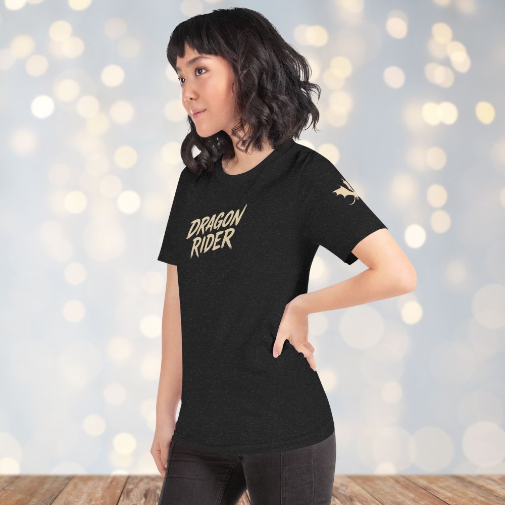 Dark aesthetic Dragon Rider t-shirt for fans of dragon riders book series
