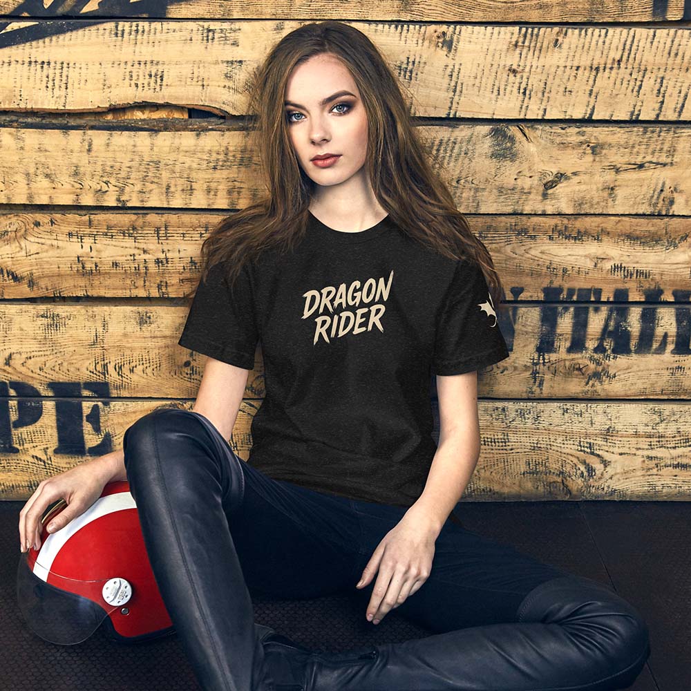 Bookish clothing with dragon wing design on the sleeve