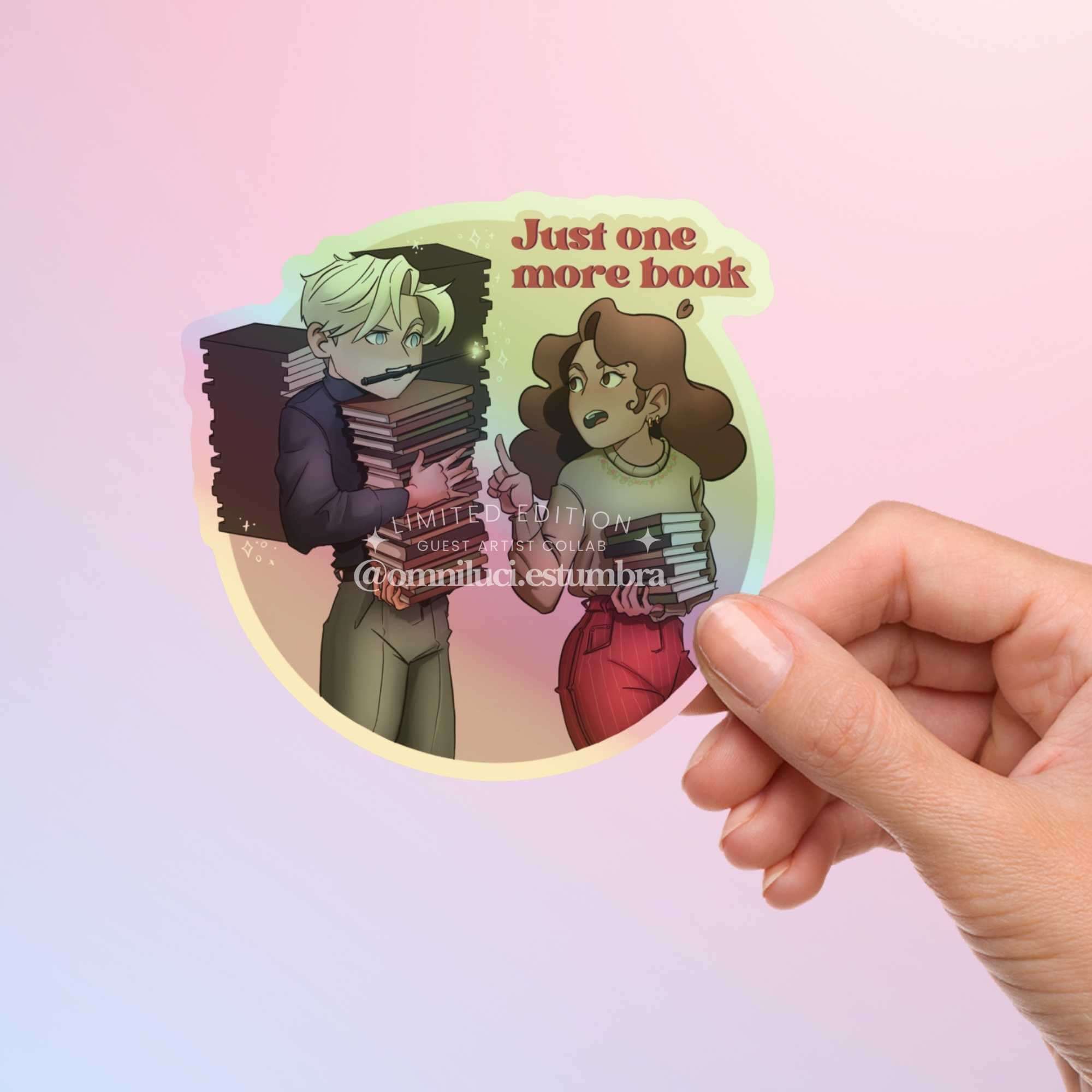 Dark academia-inspired Dramione sticker collection for fanfic fans