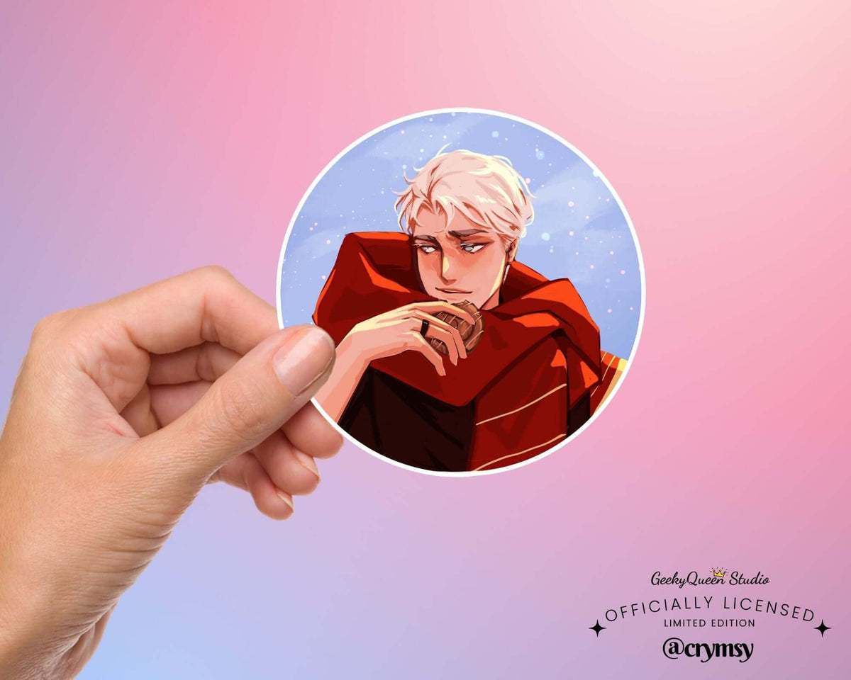 Bookish Queen Dramione Stickers Draco Portrait Dramione Stickers - @crymsy Collab