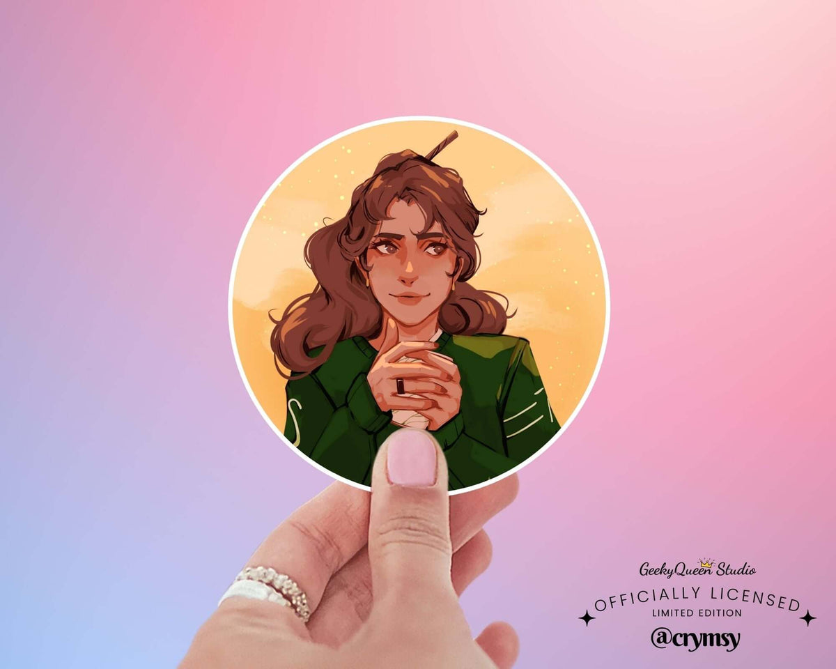 Bookish Queen Dramione Stickers Hermione Portrait Dramione Stickers - @crymsy Collab