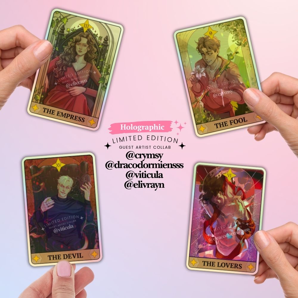 Bookish Queen Dramione Stickers Dramione Stickers - Major Arcanas Tarot Collab