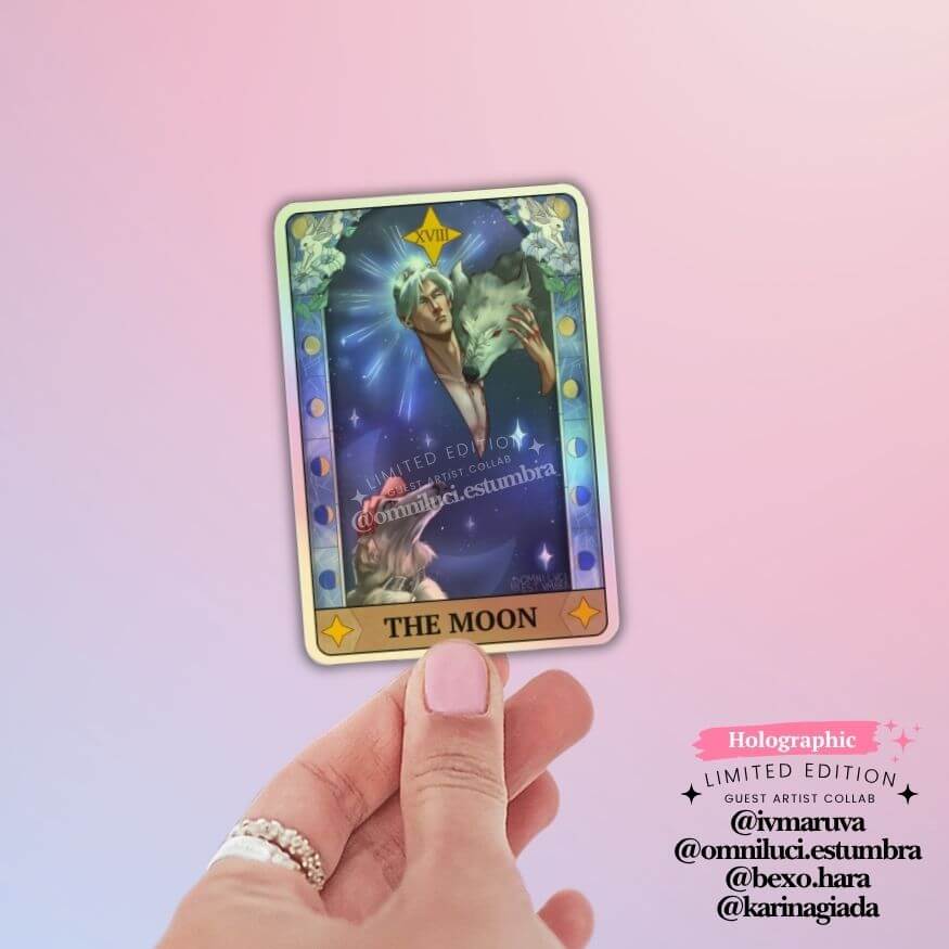 Bookish Queen Dramione Stickers The Moon Dramione Stickers - Major Arcanas Tarot Collab 2.0