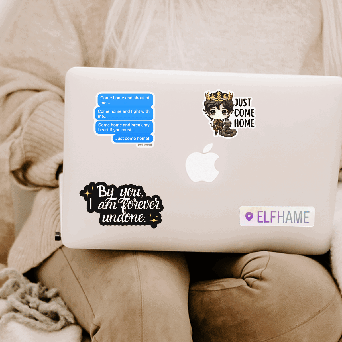 Bookish Queen Cruel Prince Stickers Elfhame Location Tag - The Folk of the Air Sticker