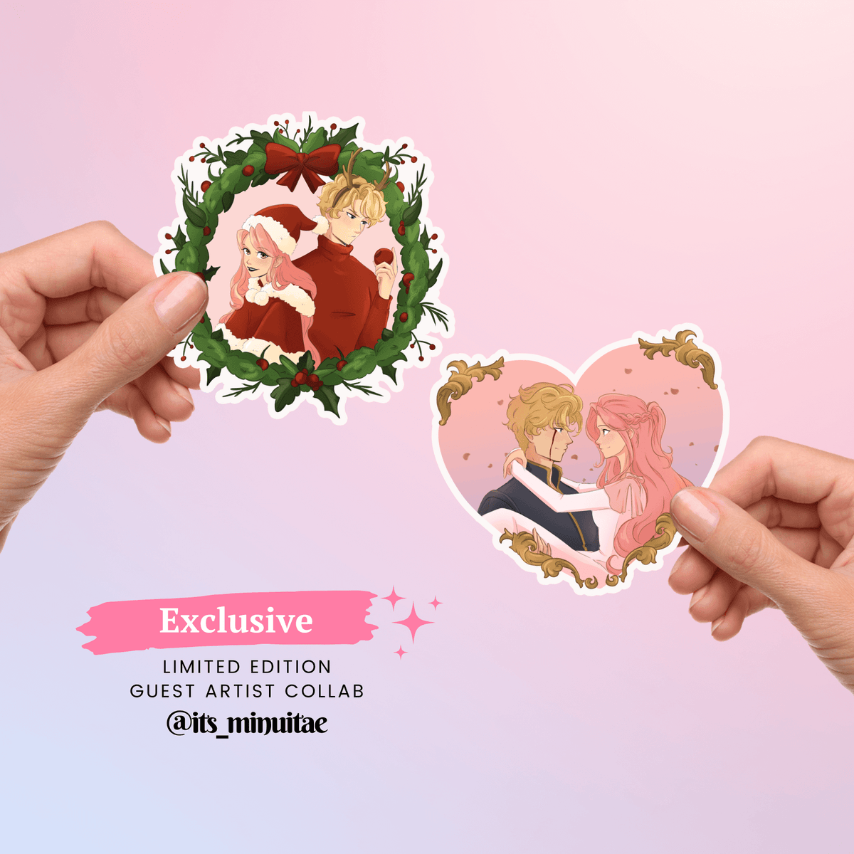Bookish Queen Once Upon a Broken Heart Sticker Eva & Jacks Stickers - OUABH Exclusive Laia Verdaguer Collab