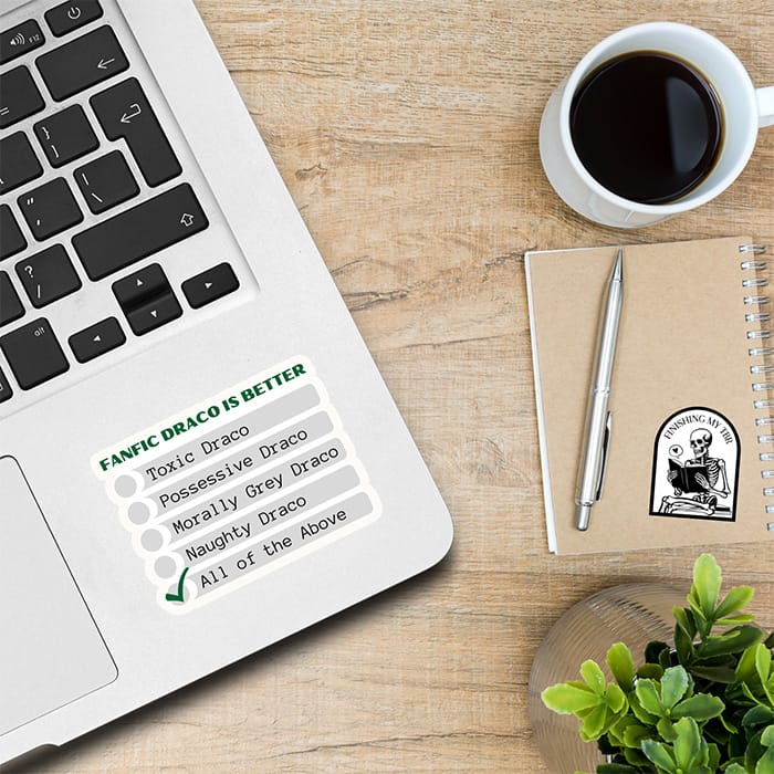 Bookish Queen Dramione Stickers Fanfic Draco Checklist - Dramione Sticker Drarry